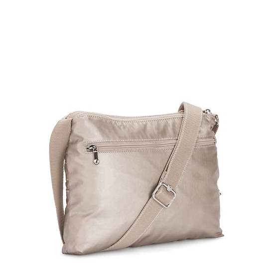 Kipling Alvar Metallic Crossbody Bags Metallic Glow | CA 1067VR